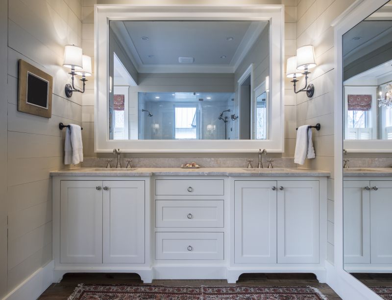 Wide View of a Renovated Bathroom